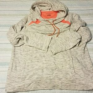 Hooded winter pullover